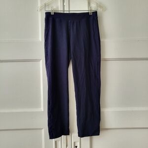 Eileen Fisher Pants Womens Size XXS Navy Blue Leggings Skinny Pull On Stretch